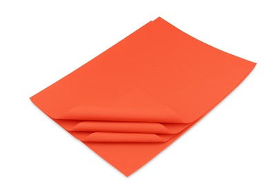 Bibuła ozdobna 20g 38x50cm Koralowa – do pakowania prezentów – 100 ark