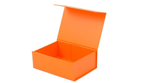 Pomarańczowe pudełko magnetyczne 220x160x80mm
