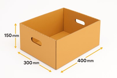 Skrzynka magazynowa 400x300x150mm(zew) EB580 F425