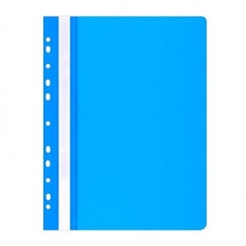 Skoroszyt wpinany A4 PP 25szt. Niebieski