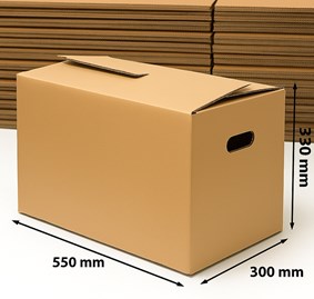 Karton do przeprowadzki 550x300x320mm Książkowy komplet 10st