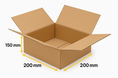 Karton Klapowy 200x200x150mm Paczkomat Gabaryt B B360
