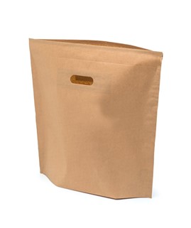 Papierowa torba cateringowa i pojemnik na jedzenie