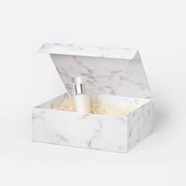 Pudełko Magnetyczne Marmurowe 330x255x115mm zew A4 Ekskluzywne Pudełko