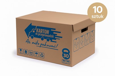 karton przeprowadzkowy, karton archiwizacyjny, karton na segregatory, karton 460x330x290, pakiet 10 sztuk