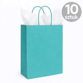 Torba papierowa morska 180×80×225 mm kraft 10 sztuk
