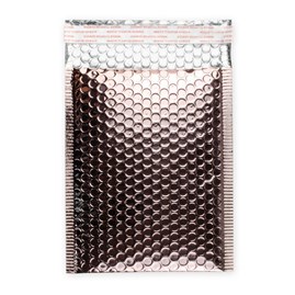 Koperta bąbelkowa metaliczna różowe złoto 165x165 mm CD