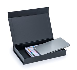 Pudełko Magnetyczne Czarne 255x150x38mm (zew) C5 Prezentowe