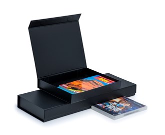 Pudełko Magnetyczne Czarne 280x210x40mm(zew) M Pudełko Na Magnes