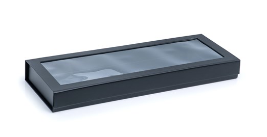 Pudełko Magnetyczne Czarne Z Okienkiem 500x180x53 mm F3 Prezentowe
