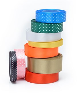 Wstążka satynowa 50mm czarna 32m WS8141