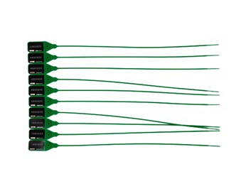 Plomba Plastikowa Unix M 285mm Zielona 10szt