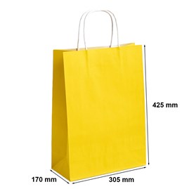 Torba Na Prezent  Żółta