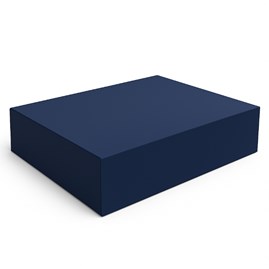 Pudełko magnetyczne 430x330x100mm Granatowe na prezent ozdobne A3