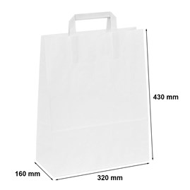 Torba Papierowa Biała
