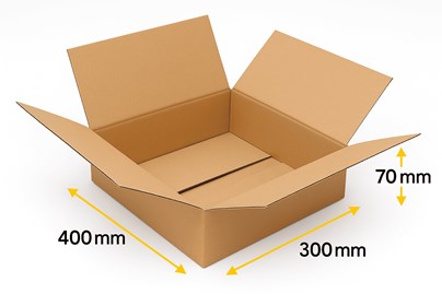 Pakiet - Karton Klapowy 400x300x70mm - 50szt