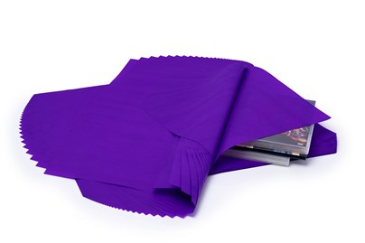 Bibuła Gładka 38x50 cm Fioletowa Ciemna