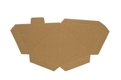 PAKIET - Stożek Ostrzegawczy 195x260mm Biały 10szt