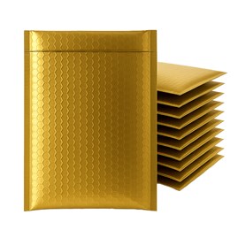 Złote koperty metaliczne H18