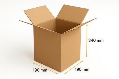 Karton średni klapowy