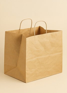 Torba Papierowa Brązowa Pizza Bag