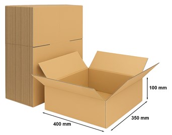Pakiet - Karton Klapowy 400x350x100mm - 50szt