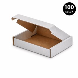 Karton wykrojnikowy 170x110x30 mm biały 100 szt