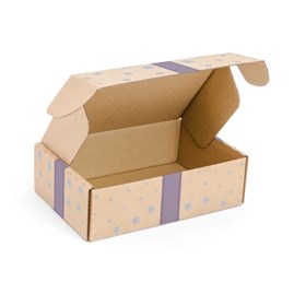 Karton Wykrojnikowy 243x170x75mm Urodziny Niebieski