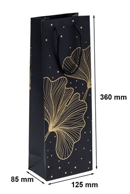 Torebka na wino ozdobna 125x85x360mm K-421 MZZ