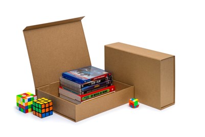 Pudełko Magnetyczne Kraftowe 330x255x70mm A4 Opakowanie Premium