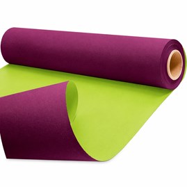 Papier kraft DUO burgund zielony rolka 79 cm 40 m