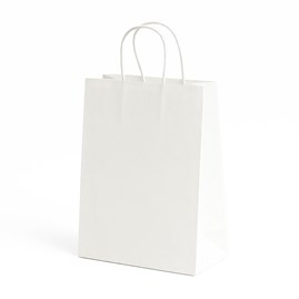 Mocna Torba Papierowa Biała 10szt.