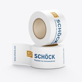 Taśmy klejące z logo Solvent 3 kolory 180 szt.
