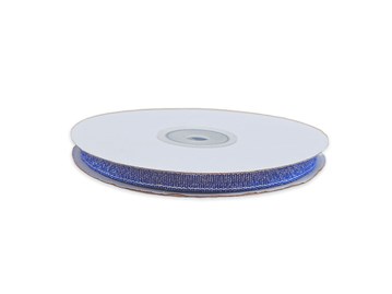 Wstążka brokatowa 6mm 32m WB7005 niebieska