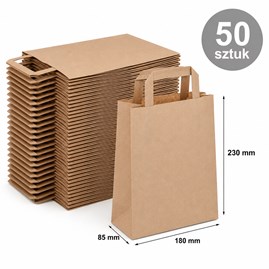 torba-papierowa-brazowa-180x85x230-z-uchwytem-plaskim-50szt