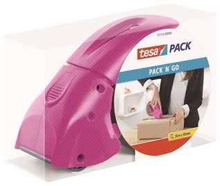 Dyspenser do taśm pakowych PACK 'N 'GO RÓŻOWY