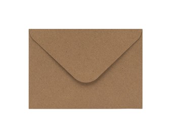 Koperta ozdobna o formacie C6 w kolorze brązu