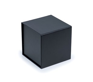 Pudełko magnetyczne 125x125x125mm Czarne Pudełko Ozdobne Na Biżuterie