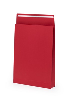 Czerwona koperta kartonowa