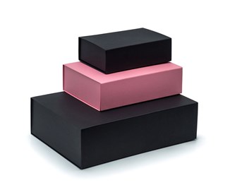 Pudełko Magnetyczne Różowe 250x180x70mm Elegancki Karton Prezentowy