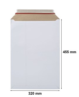 Koperta kartonowa biała A3 320x455mm do wysyłki i archiwizacji