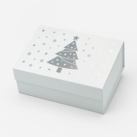 Pudełko Magnetyczne Christmas Białe 280x210x95mm(zew)