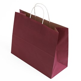Torba Papierowa Prezentowa Bordowa