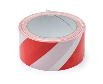 Taśmy ostrzegawcze w kolorze biało czerwonym