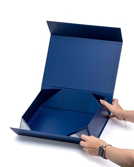 Pudełko magnetyczne 350x250x100mm Granatowe