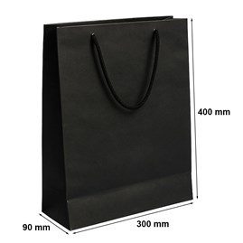 Elegancka Torba Na Prezenty Czarna