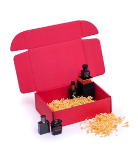 Czerwone pudełko wykrojnikowe dwustronne a4 rozmiar