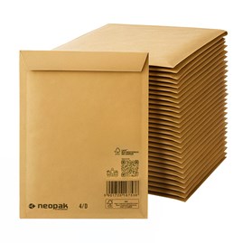 Koperty bąbelkowe NEOPAK H18 - 100szt Brązowe