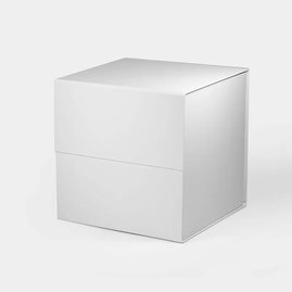 Duże białe pudełko magnetyczne 280×280×280 mm