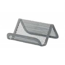 Stojak na wizytówki Q-Connect metal siatka srebrny